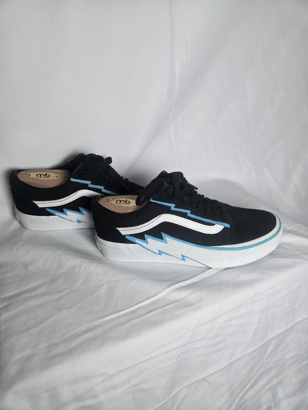 Vans Old Skool Lightning Bolt Sneakers - Black/Blue/White